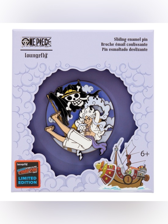 Loungefly Jewelry - NWT NYCC Limited Edition ONE PIECE GEAR5 Luffy 3" Loungefly Sliding Pin RARE